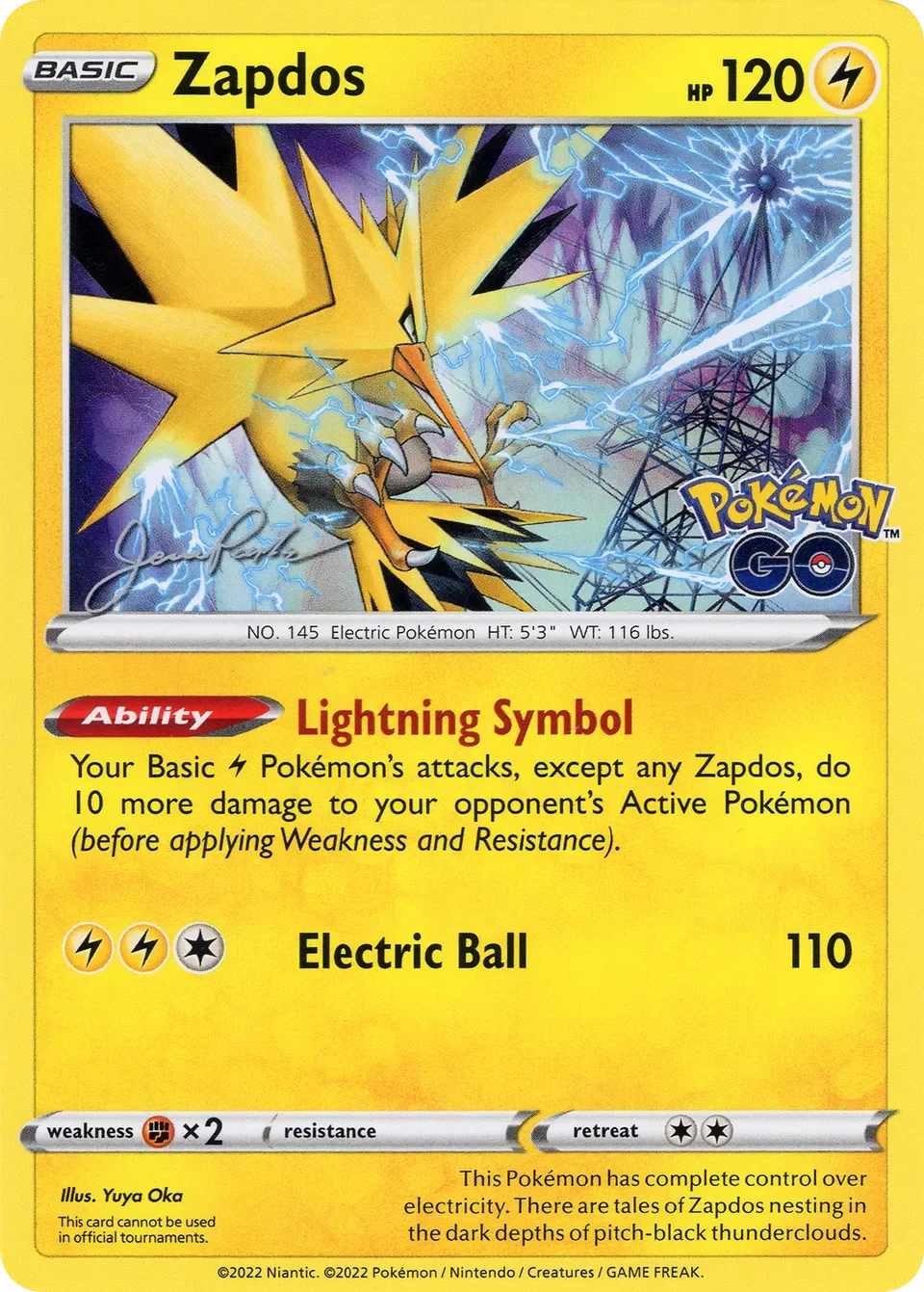 Zapdos 「WC_DECK_2024_THE_DON No. 009」「EN」